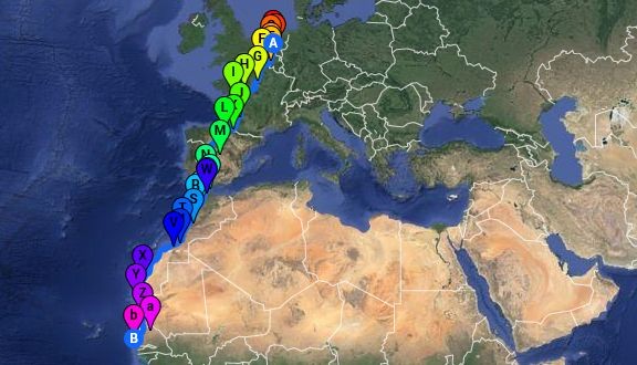 Raggae Rally Route Google Maps